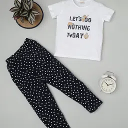 RAINE AND JAINE Girls Printed Pure Cotton T-shirt And Pyjamas Night suit-image-29