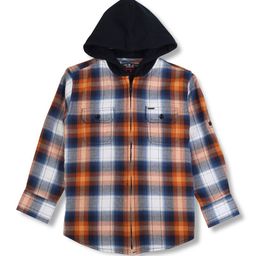 Gini and Jony Boys Standard Tartan Checks Opaque Checked Casual Shirt-image-24