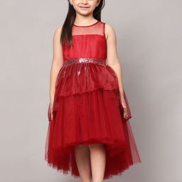 Toy Balloon kids Girls Net Fit & Flare Dress-image-72