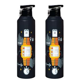 Speedex Multicoloured Single Stainless Steel Solid Water Bottle-image-3