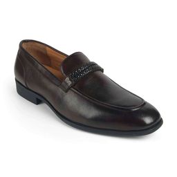 Tresmode Sely Brown Men's Leather Loafers-image-45