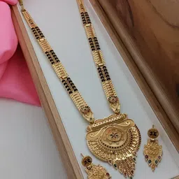 niva fashion Gold-Plated Brass Jewellery Set-58
