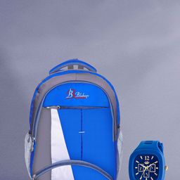 Blubags Men Brand Logo Contrast Detail Backpack-19