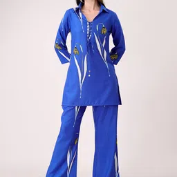 FAB GALAXY Printed Tunic & Palazzos Co-Ords-picture-15