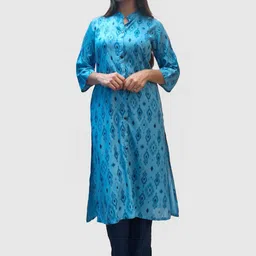 Artisan Glory Women Ethnic Motifs Printed Regular Kurta with Trousers-picture-10