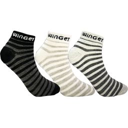 Winget Pack Of 3 Striped Ankle Length Socks-image-80