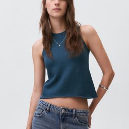MANGO Teen Girls Cotton Styled Back Top-picture-20