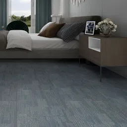 INDIAN ROYALS Grey & Blue Flooring Planks Printed Self-Adhesive & Durable Wall Sticker-image-90