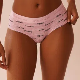 La Vie en Rose Printed Mid-Rise Hipster Briefs 20100548-P60340-XS-image-35