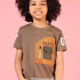 V-Mart Boys Printed Pockets T-shirt-picture-50