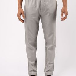 Tailoraedge Men Textured Tailored Tapered Fit Wrinkle Free Trousers-image-94