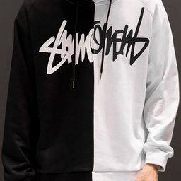 StyleCast x Revolte Men Printed Hooded Sweatshirt-picture-45