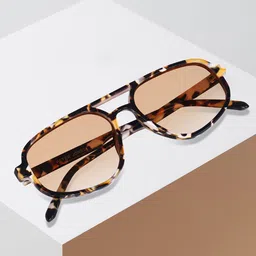 Peter Jones Eyewear Women Square Sunglasses with Polarised and UV Protected Lens-54