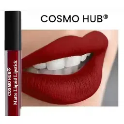 COSMO HUB Long Lasting Matte Liquid Lipsticks - 20 ml - Red-picture-3