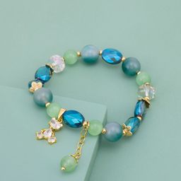 Kushal's Fashion Jewellery Women Gold-Plated Link Bracelet-image-72