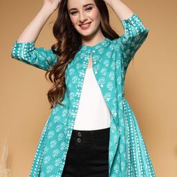 SUBAGI FASHION Women Printed Button Shrug-30