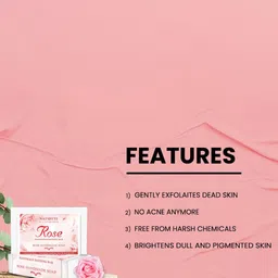 NATSBYTE Set Of 2 Rose Handmade Bathing Bar- 120 g Each image 2