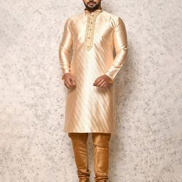 RANAK Men Woven Design Festive Straight Kurta-image-38