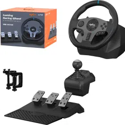 HG WORLD PXN V9 Pro Gaming Car Racing Steering Wheel 270/900° Racing Simulator with Motion Controller-4