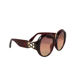 London Rag Women Round Sunglasses with UV Protected Lens SG152_Brown-47