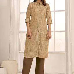 Anouk Woven Design Kurta & Palazzos Co-Ords-picture-49