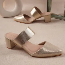 DressBerry Women Embellished Party Mid-Top Block Heel Sandal-picture-39