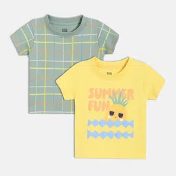 MINI KLUB Boys 2 Printed Applique T-shirt-image-77