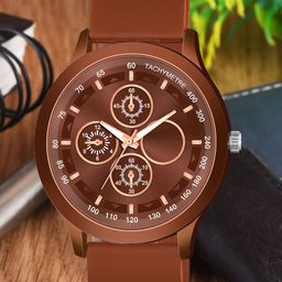 CSAMON Men Embellished Dial & Straps Analogue Watch GR 1007 F2BRO 804 BRO-image-72