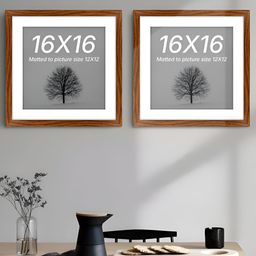 Art Street Brown 2 to 4 Pieces Wood Wall Photo Frames-image-43