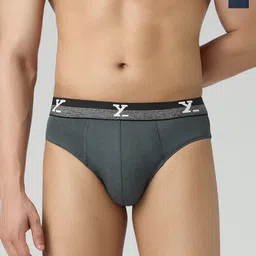 XYXX Pack Of 2 Mid-Rise Basic Briefs XYBRF2PCKN795-17
