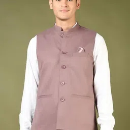 V-Mart Woven Mandarin Collar Nehru Jacket-picture-22