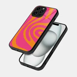 macmerise Abstract Printed iPhone 16 Pro Bumper Case Mobile Accessories-10