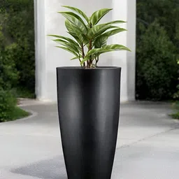 Go Hooked Black & Green Round-Shaped Durable Planter-47
