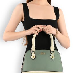 Lavie Women Solid Structured Satchel Bag-picture-1