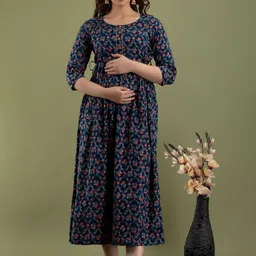 MURLI KURTI Women Printed Mirror Work Anarkali Kurta-picture-9