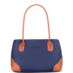 Golden Feather Art & Craft Colourblocked Handheld Bag-42