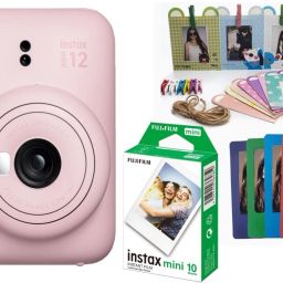 Fujifilm Instax Instax Mini 12 with (10 Mini Film Shots, Magnet & Bunting) Instant Camera-image-25