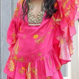 Foram Patel Printed Tunic & Inner With Palazzos Co-Ords image 3