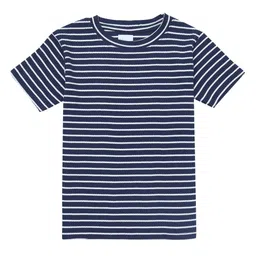 CHILINS Kids-Unisex Striped Printed Regular Fit Cotton T-shirt-picture-6