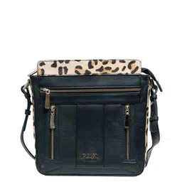 RI2K LONDON Men Animal Printed Leather Sling Bag-38