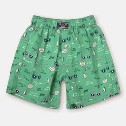 Gini and Jony Boy Typography Printed Cotton Shorts-image-2