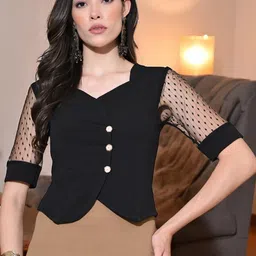 SFOTY Women Sweetheart Neck Crop Top-picture-28