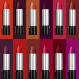 A.D.S Set Of 12 Amplified Creme Non Transfer Matte Balm Lipstick-2.3g Each Shade-J113- D-41