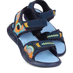 DRACKFOOT Boys Blue Velcro Comfort Sandals-image-90