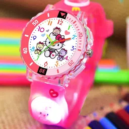 Shocknshop Hello Kitty Girls Printed Dial & Straps Analogue Watch 334 Kitty Red-10