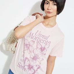 max Graphic Printed Round Neck Pure Cotton T-shirt-image-53