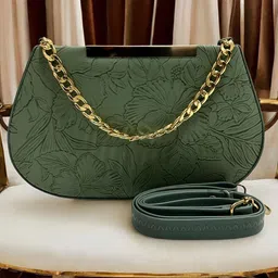 SKORPIO PU Structured Sling Bag with Tasselled-16