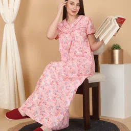 Sweet Dreams Printed Maxi Nightdress-image-84