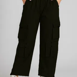 ADDYVERO Women Classic Loose Fit High-Rise Cargos-picture-22