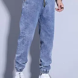 StyleCast x Revolte Men Mid-Rise Relaxed Fit Light Fade Jeans-image-52